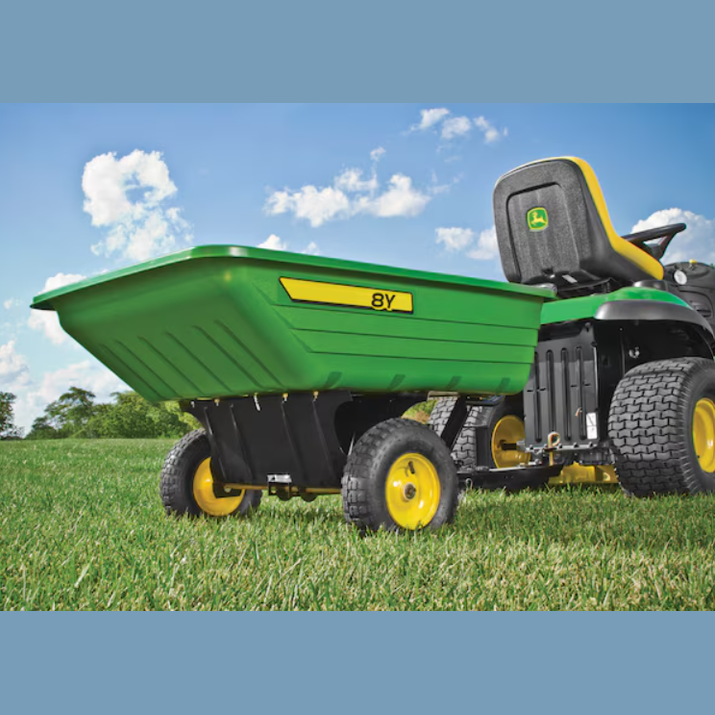 John Deere 8Y 226L Convertible Tipper Cart Trailer for Ride-on Mowers