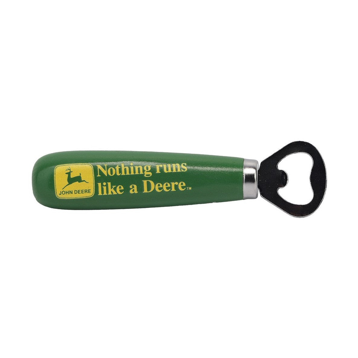 John Deere Nothing Runs Like A Deere Wooden Bottle Opener