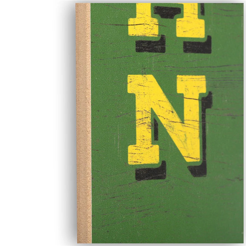 John Deere Vertical Rustic Wooden Wall Sign