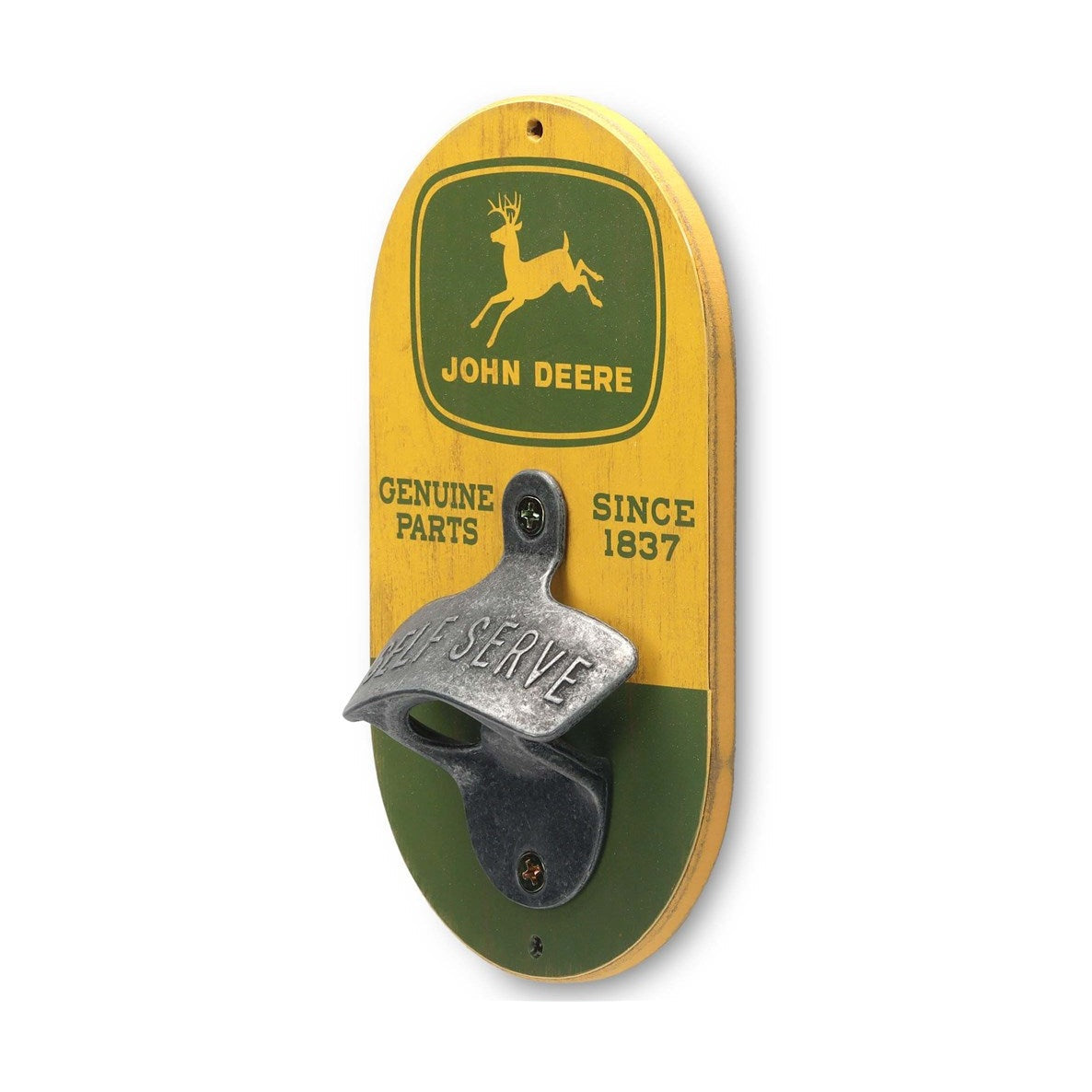 John Deere Wooden Wall-mounted Bottle Opener