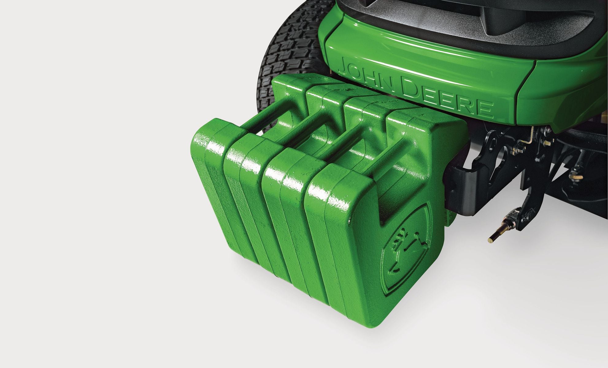 John Deere Front Weight Bracket/Bumper for Ride-on Mowers