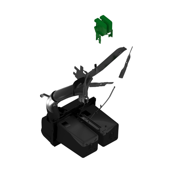 John Deere 2 Bag Material Collection System for Select Z300 ZTrak Mowers - BUC11342 - RDO Equipment