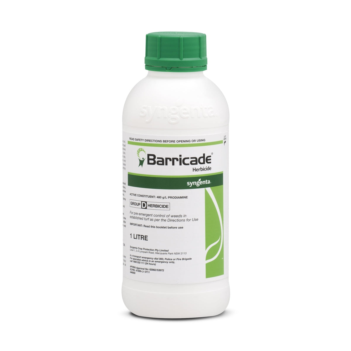 barricade pre emergent herbicide label Syngenta Barricade Pre-Emergent Herbicide 1L