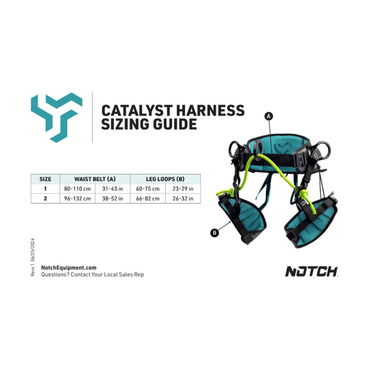 Notch Catalyst Arborist Harness
