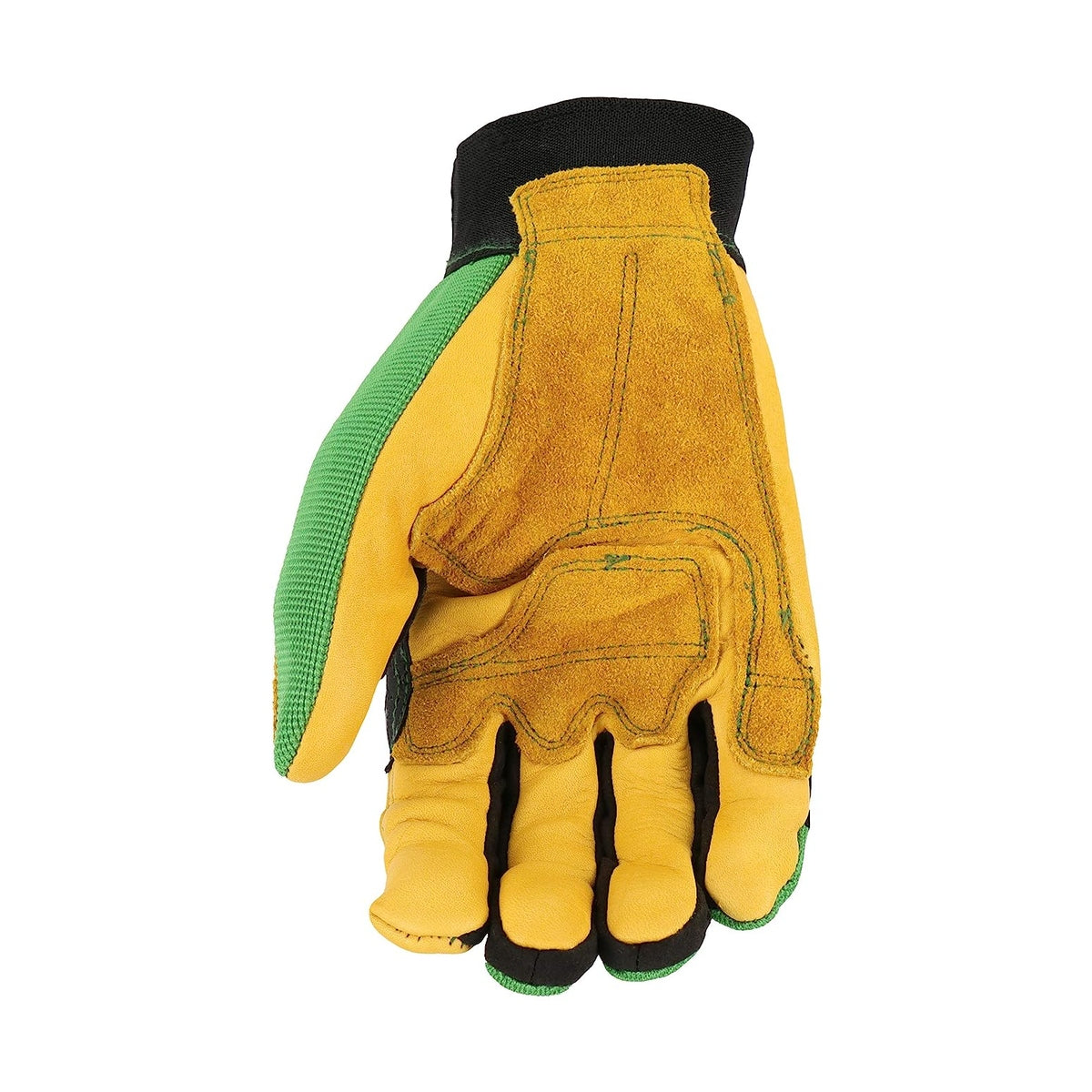John Deere Grain Cowhide Leather Work Gloves - RDO Equipment