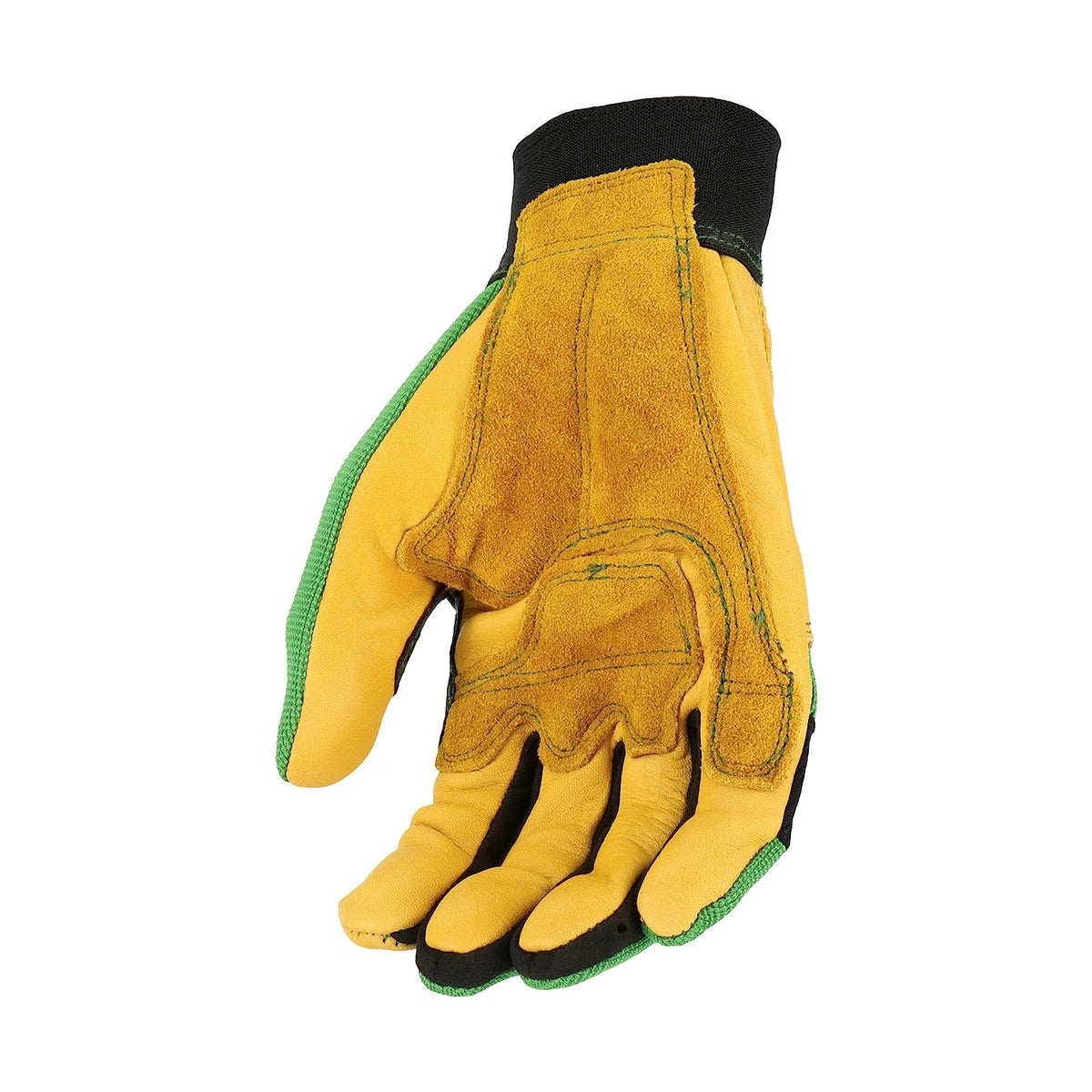 John Deere Grain Cowhide Leather Work Gloves - RDO Equipment