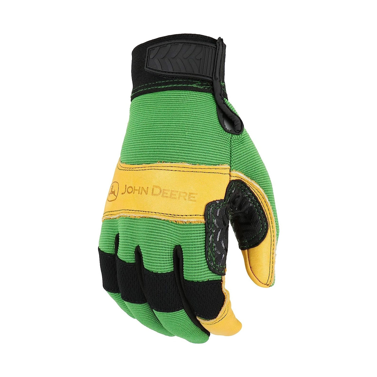 John Deere Grain Cowhide Leather Work Gloves - RDO Equipment