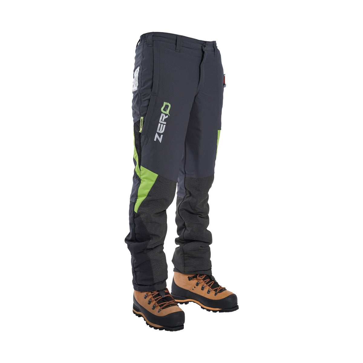 Clogger Zero Gen2 Light and Cool Men's Chainsaw Protective Pants - Grey/Green - RDO Equipment