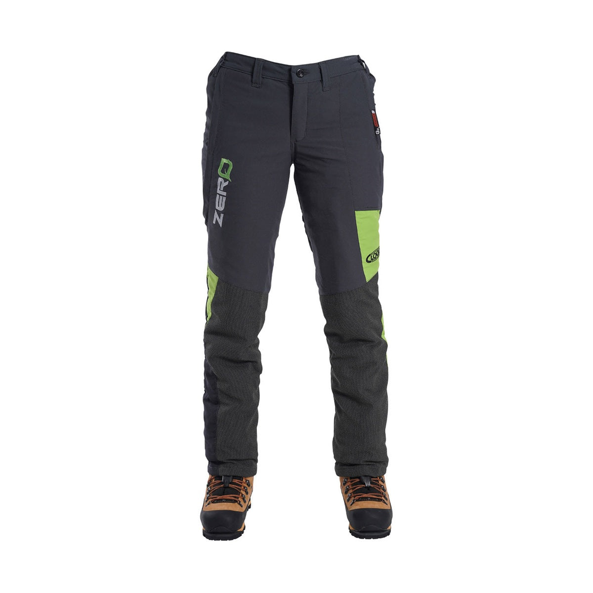 Clogger Zero Gen2 Light and Cool Women's Chainsaw Protective Pants - Grey/Green - RDO Equipment