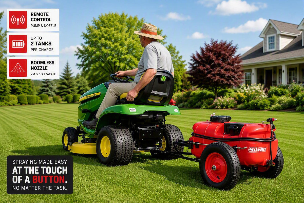 Silvan 55L Rechargeable Redline Trailed Sprayer with Boomless Nozzle