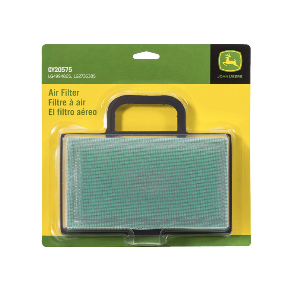 John Deere Air Filter Kit for 100, L100 & La100 Series Mowers - GY20575