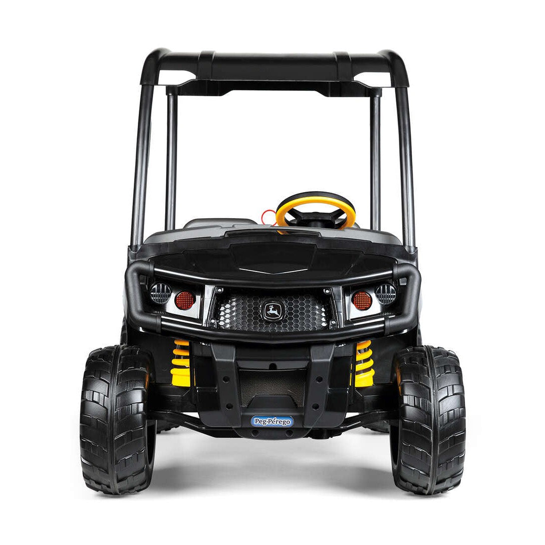 John Deere Kids 12V Midnight Black Ride-On XUV Gator with Roof - RDO Equipment