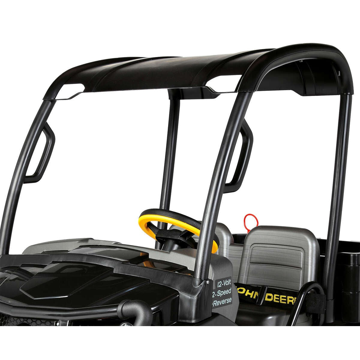 John Deere Kids 12V Midnight Black Ride-On XUV Gator with Roof - RDO Equipment