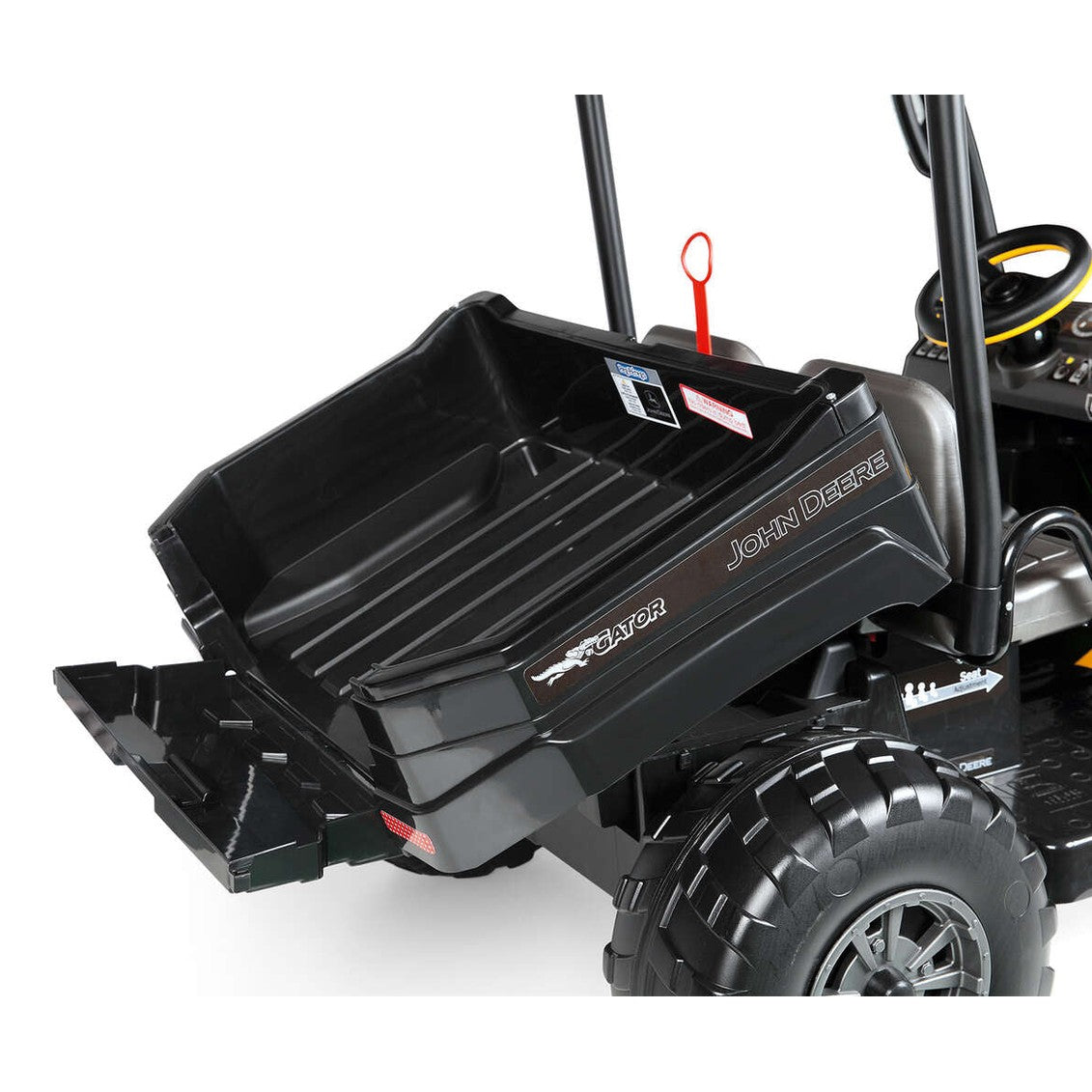 John Deere Kids 12V Midnight Black Ride-On XUV Gator with Roof - RDO Equipment