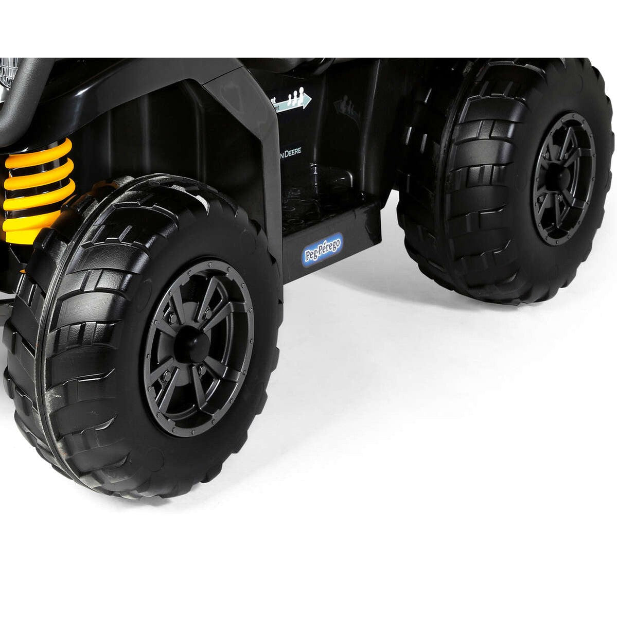 John Deere Kids 12V Midnight Black Ride-On XUV Gator with Roof - RDO Equipment