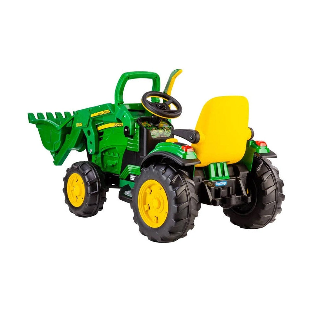 John Deere 12V Ride-On Ground Loader Tractor with Scoop - RDO Equipment