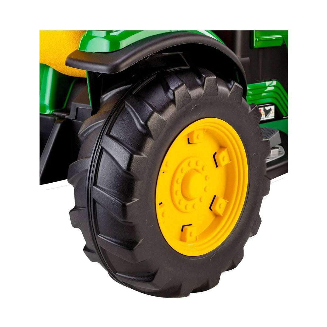 John Deere 12V Ride-On Ground Loader Tractor with Scoop - RDO Equipment