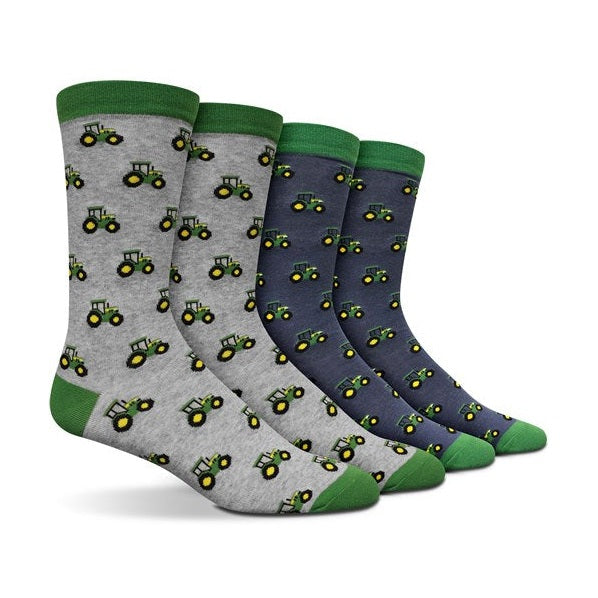 John Deere Tractor Row Crew Socks