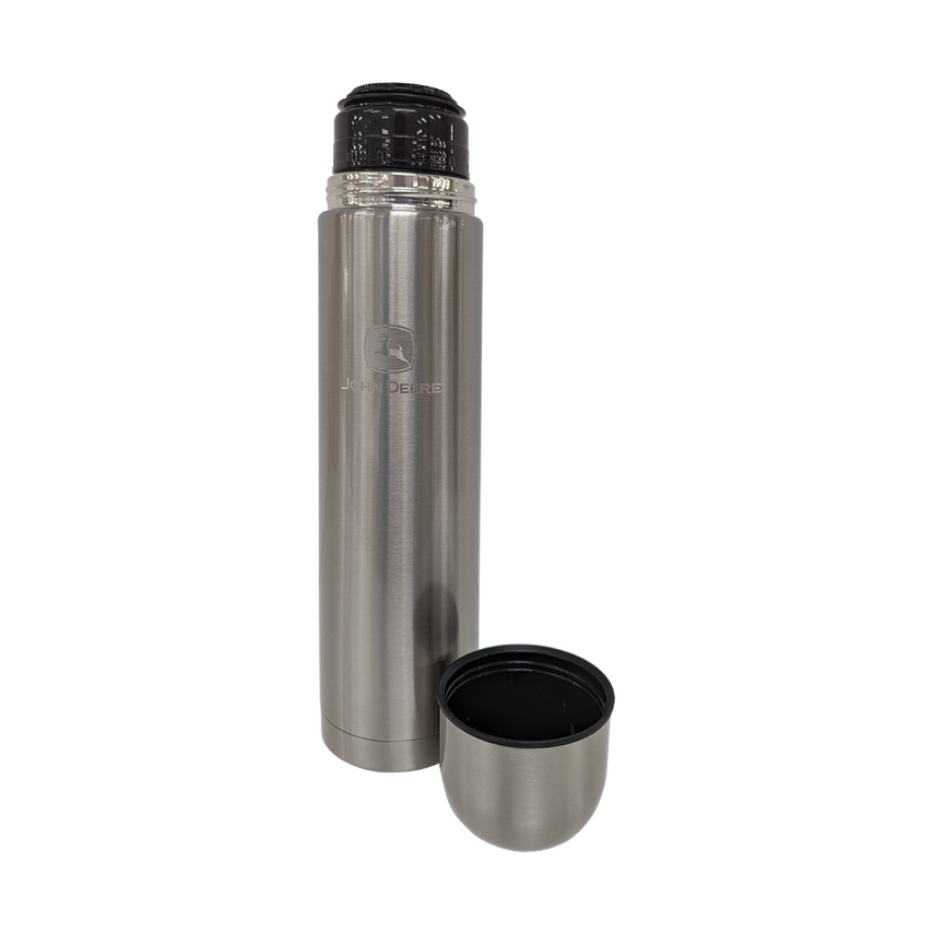John Deere 1L Stainless Steel Vacuum Flask