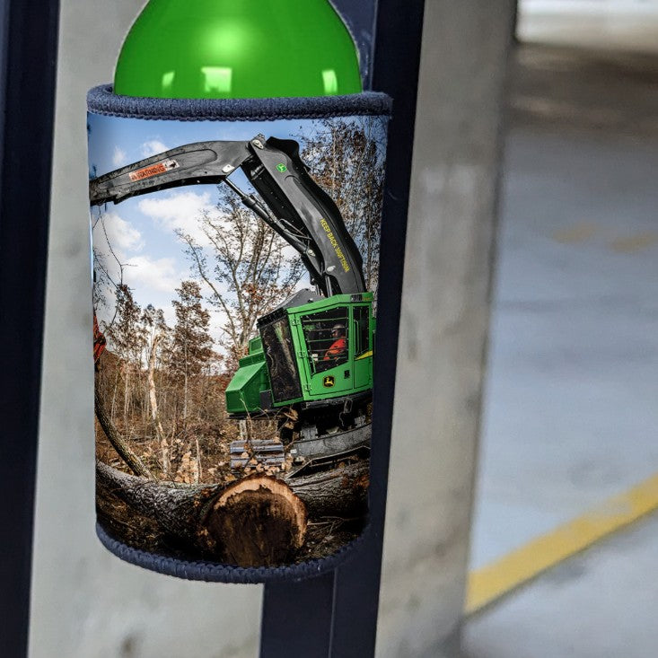 John Deere Printed Magnetic Stubby Cooler