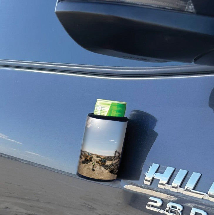 John Deere Printed Magnetic Stubby Cooler