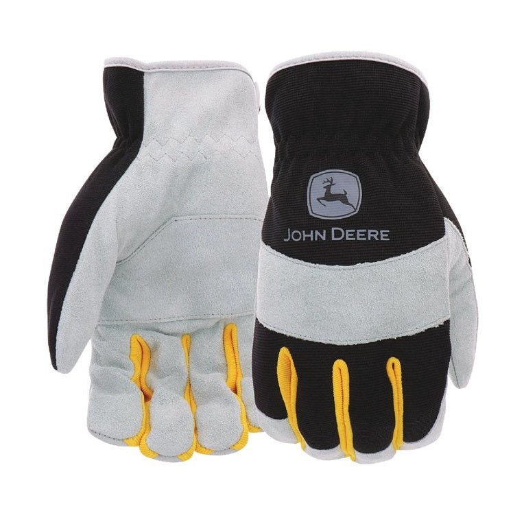 John Deere Split Leather Palm Work Gloves - RDO Equipment