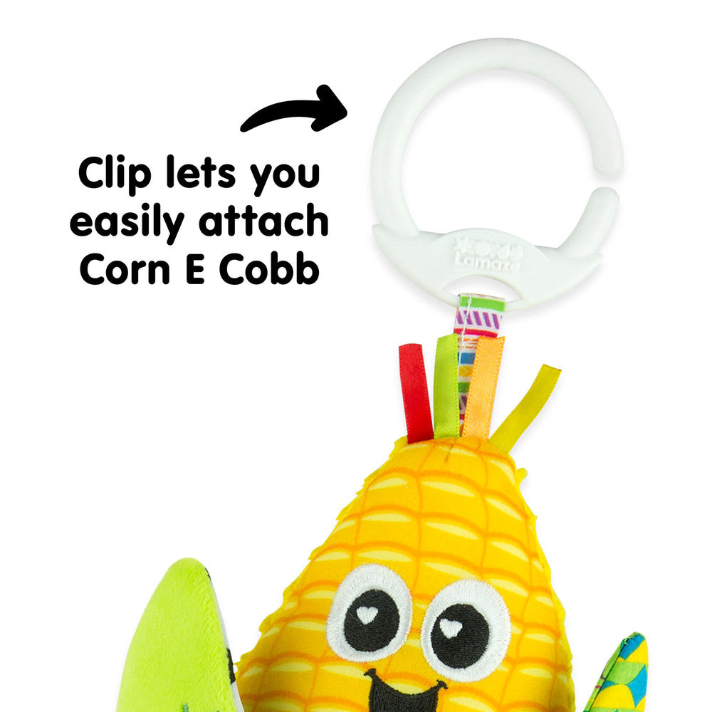 John Deere Lamaze Corn E Cobb Clip & Go Toy - RDO Equipment
