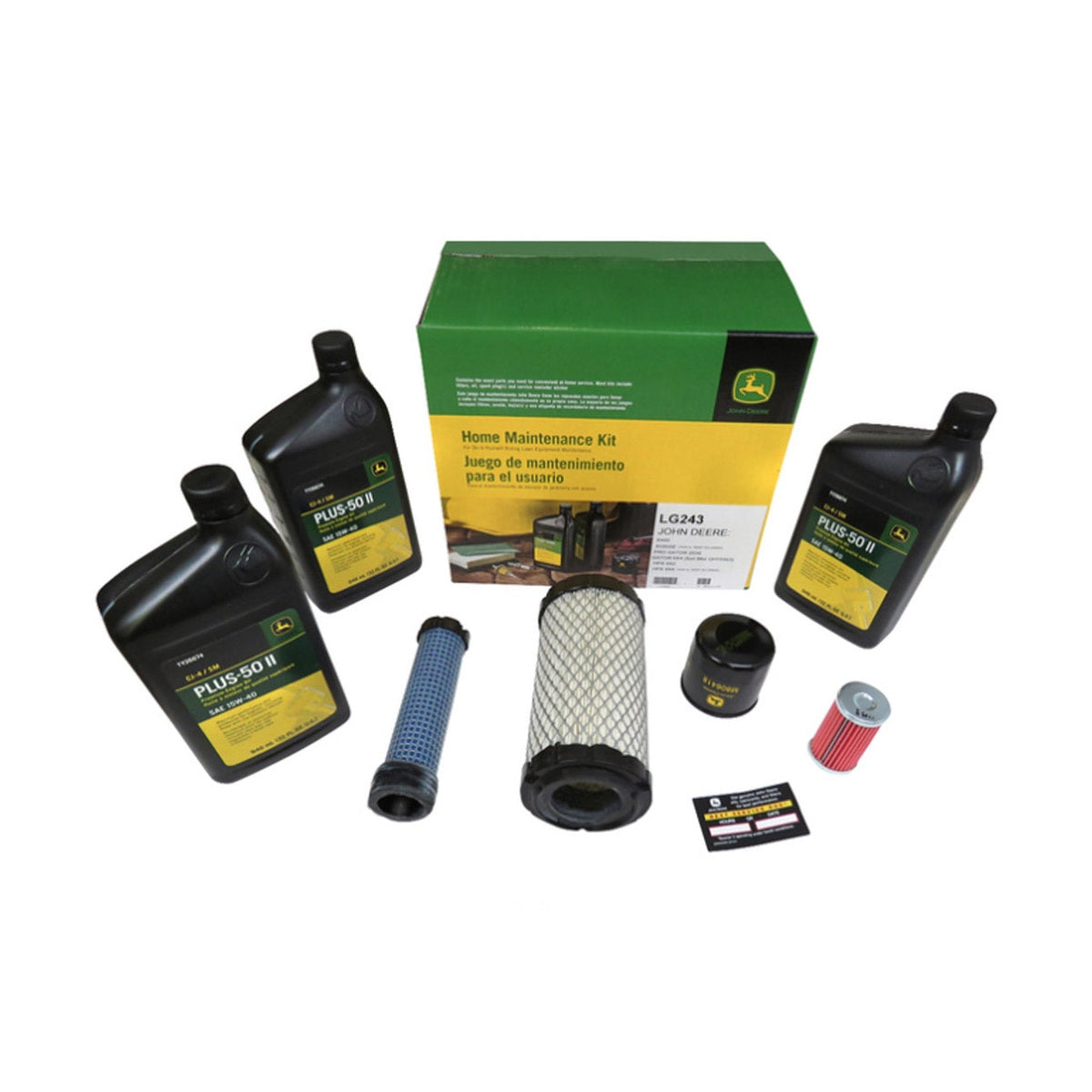 John Deere Home Maintenance Kit for X400, X500 & X700 Series Mowers & HPX Gators - LG243