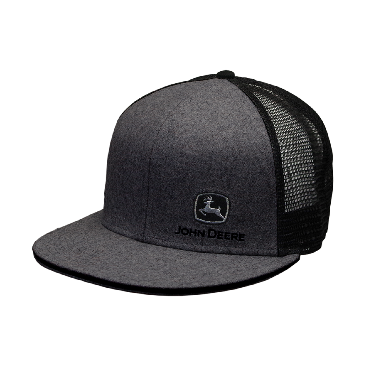 John Deere Flat Brim Snapback Cap
