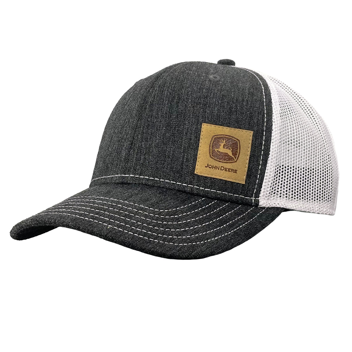 John Deere Suede Patch Trucker Cap