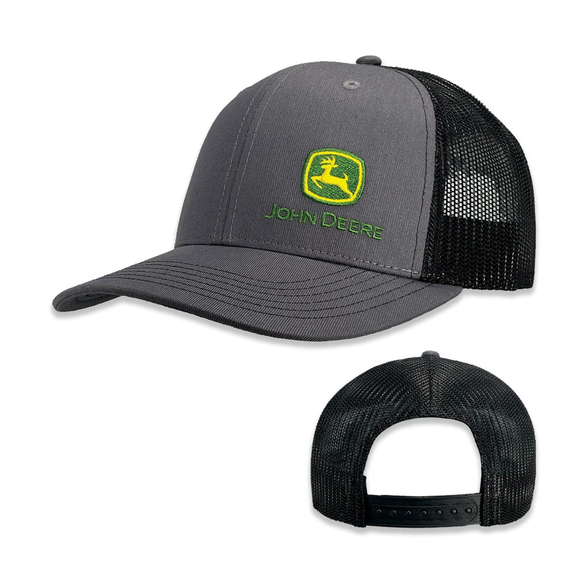 John Deere Black Moline 112 Trucker Cap