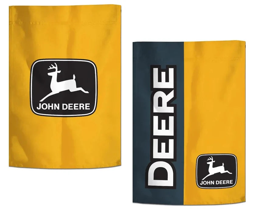 John Deere Construction Dual-sided Logo Banner Flag