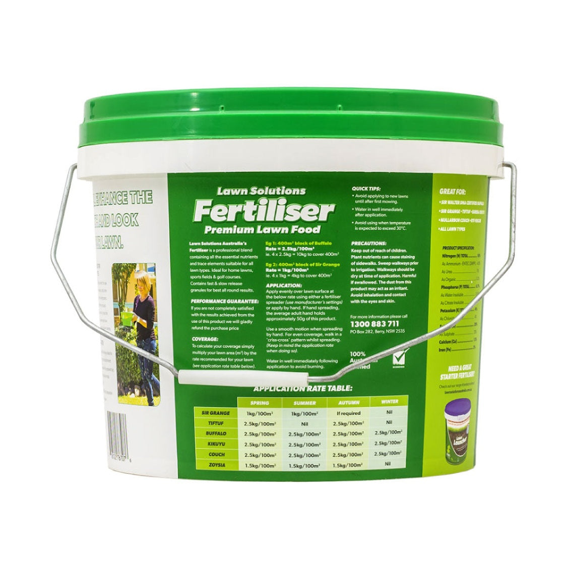 Lawn Solutions Australia Premium Granular Fertiliser 10kg