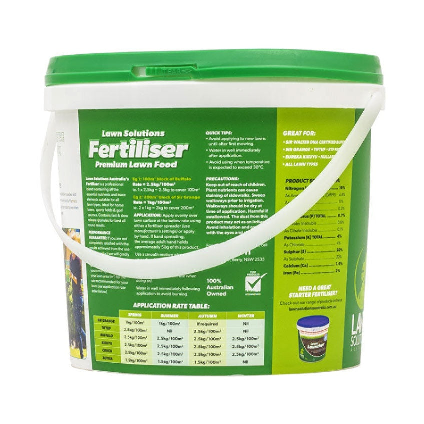 Lawn Solutions Australia Premium Fertiliser 4kg