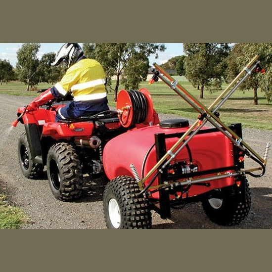 Silvan 300L Lightfoot Trailer Sprayer with Hose reel and 4m Folding Boom