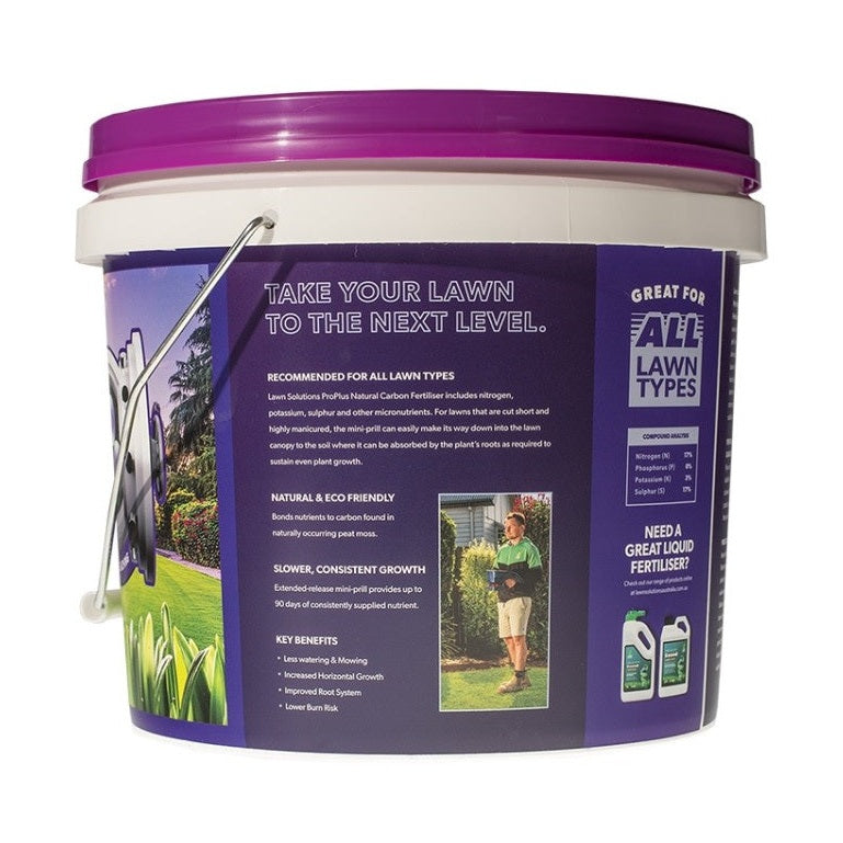 Lawn Solutions Australia Natural Carbon Mini-Prill Lawn Fertiliser 9kg