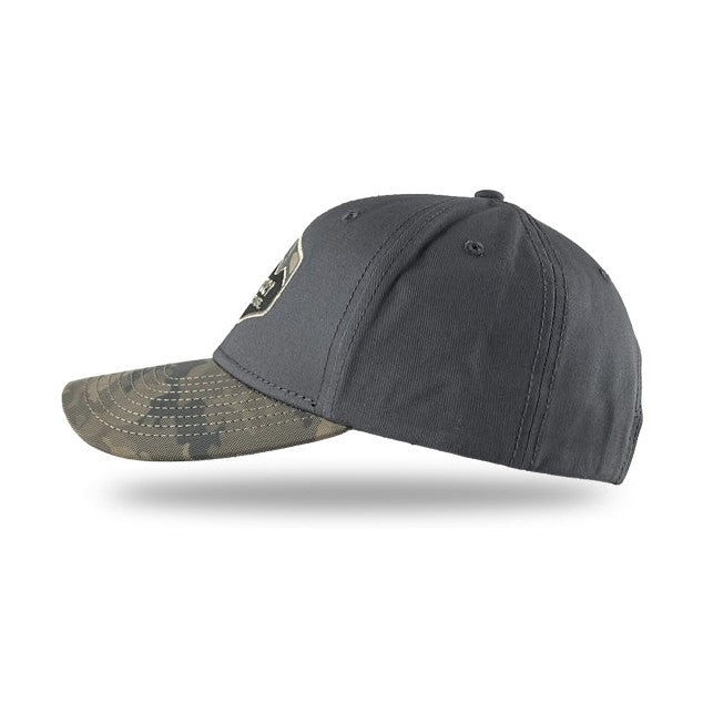 Vermeer Men's Low Profile Charcoal & Camo Baseball Cap