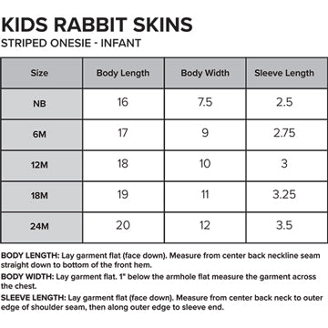 Vermeer Infants Striped Onesie Bodysuit