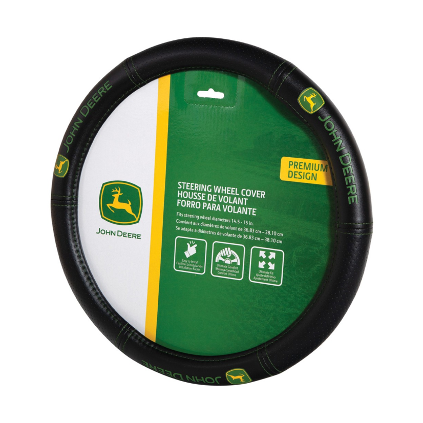 John Deere Deluxe Steering Wheel Cover