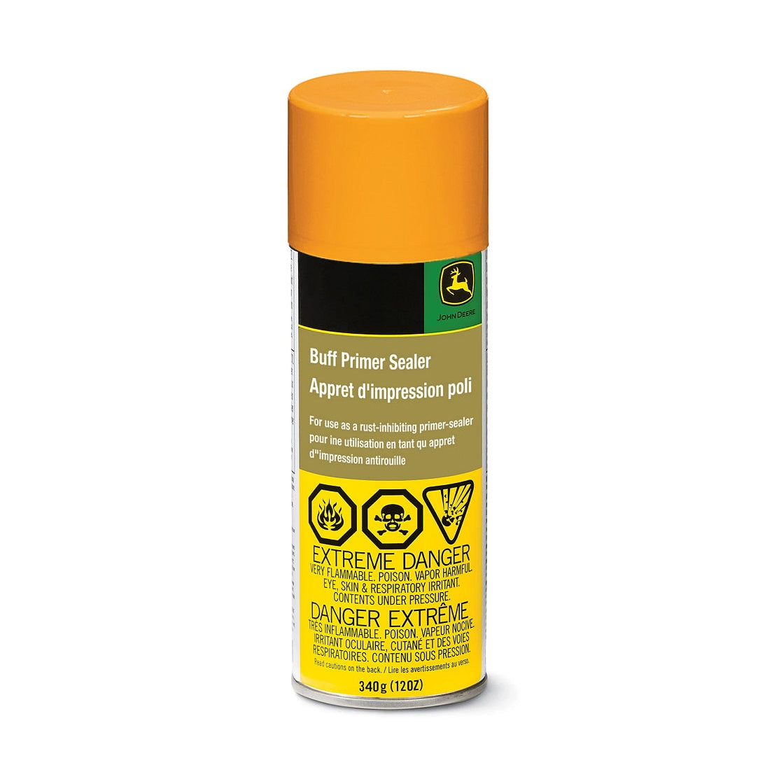 John Deere Synthetic Low-Lead Rust-Inhibitor Primer Sealer - 340g Spray Can