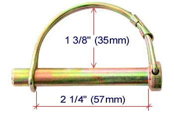 2 1/4" (57mm) Shaft Locking Pin - Single - RDO Equipment