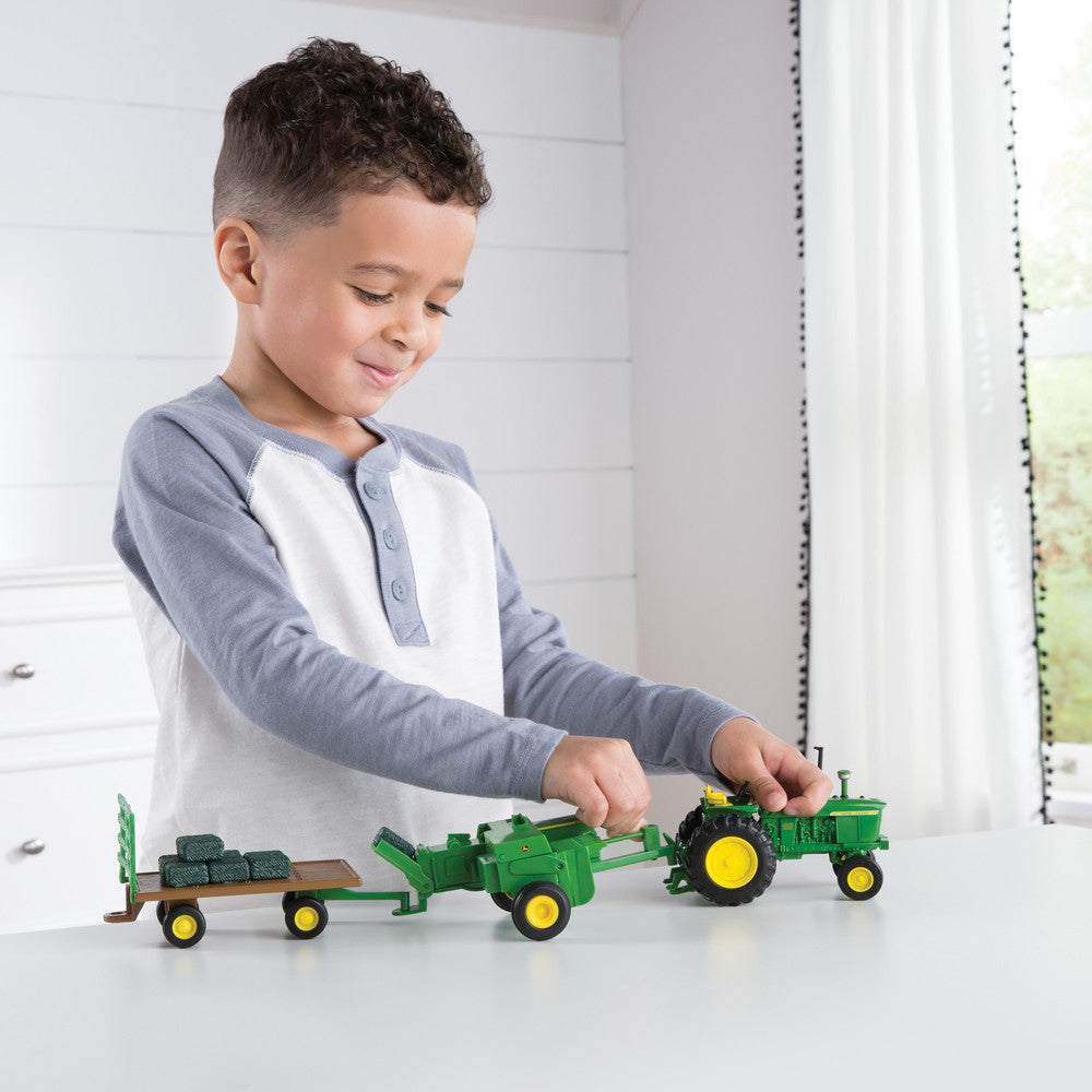 1:32 John Deere Vintage Hay Farming Toy Set - RDO Equipment