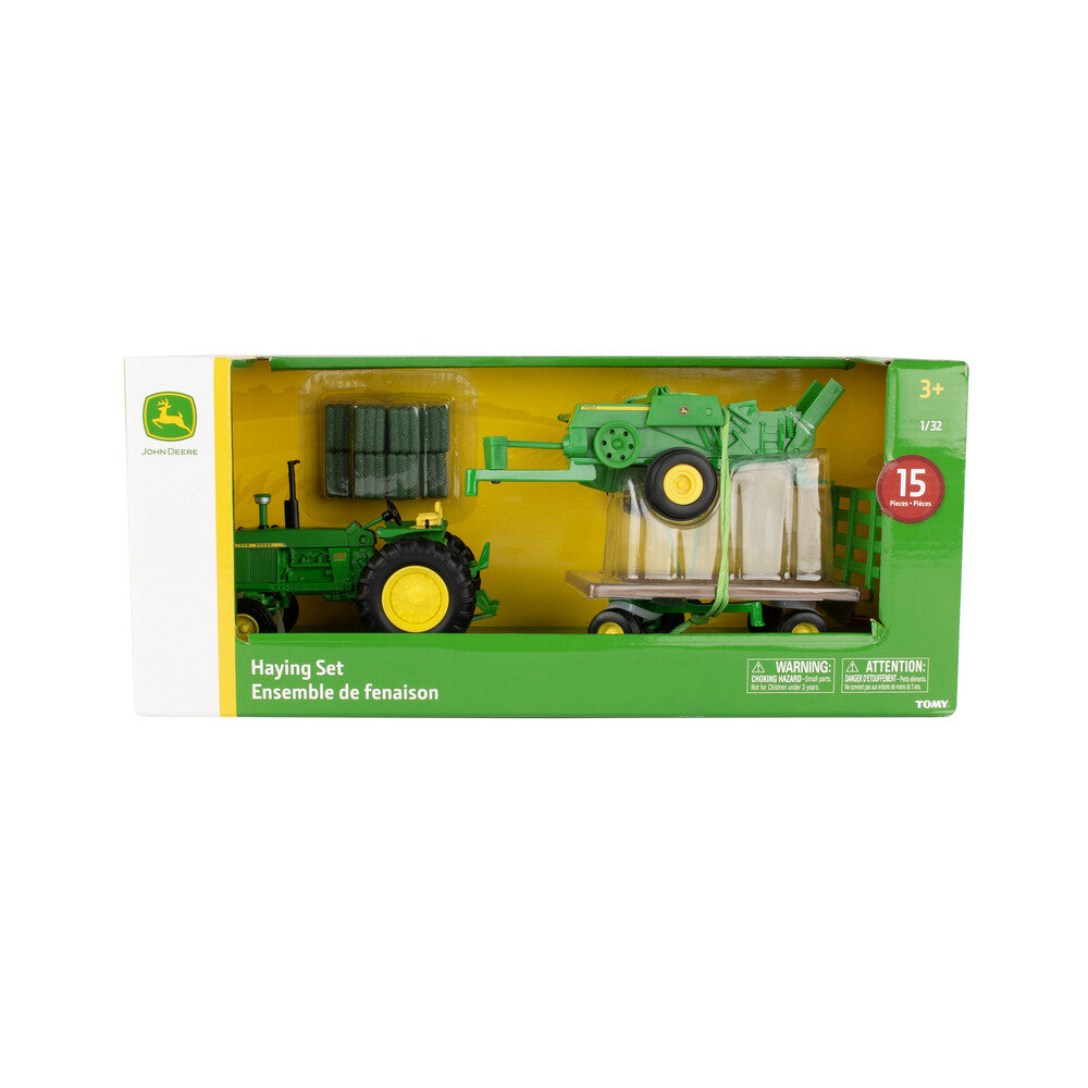 1:32 John Deere Vintage Hay Farming Toy Set - RDO Equipment