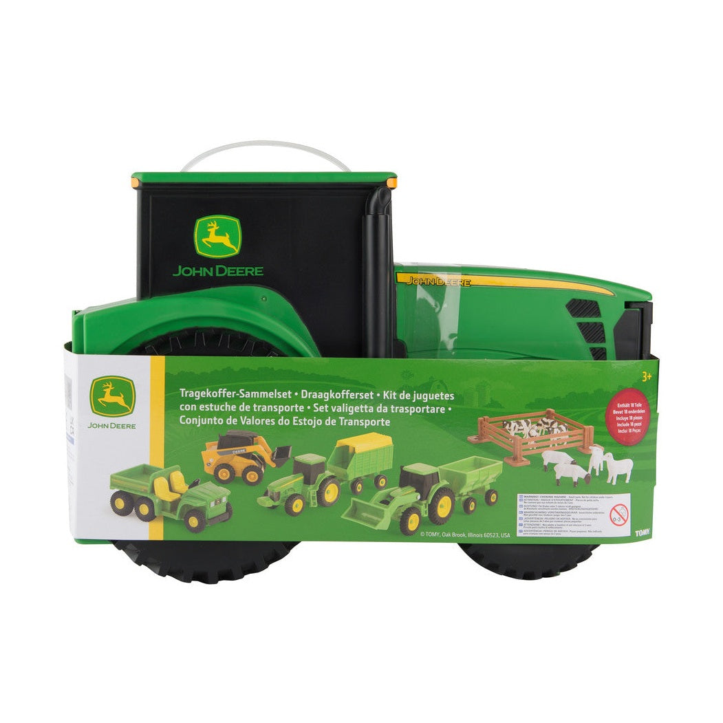 John Deere Vehicle Toy Set with Tractor Carry Case - RDO Equipment