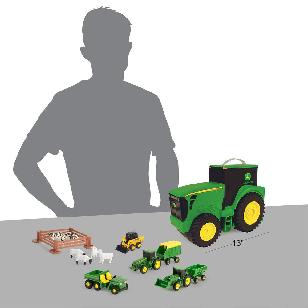 John Deere Vehicle Toy Set with Tractor Carry Case - RDO Equipment