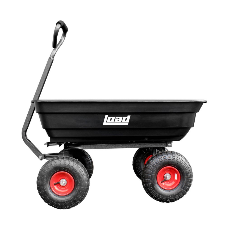 Silvan Load 67L Poly Tipper 4-Wheeled Pull Cart - RDO Equipment