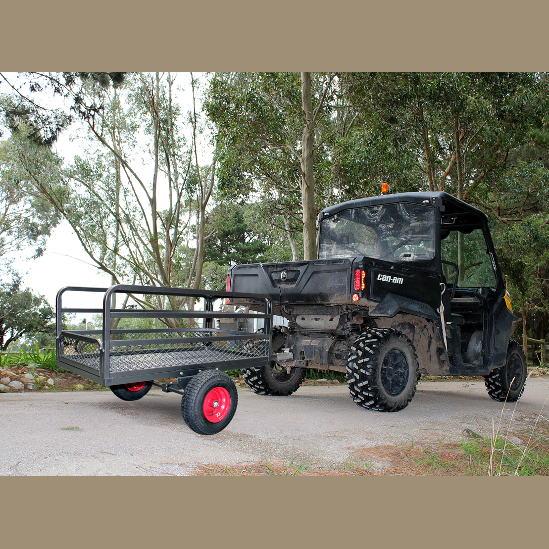 Silvan 300kg Steel Mesh Tipper Cart - RDO Equipment