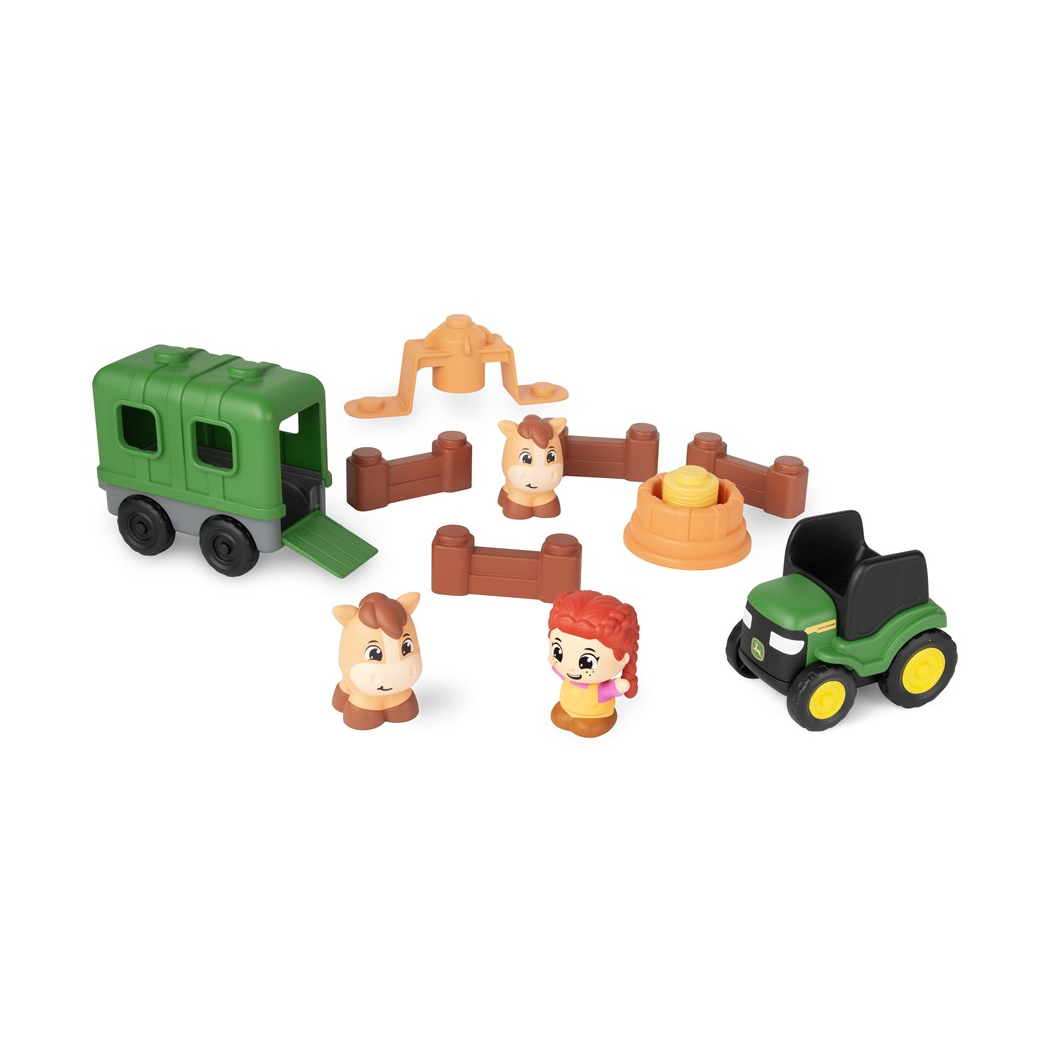 John Deere Build-A-Buddy Stackers 15-piece Horse Set