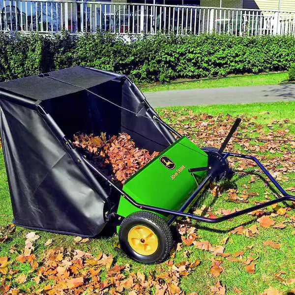 John Deere 42inch Tow-behind Lawn Sweeper for Ride-on Mowers - RDO Equipment