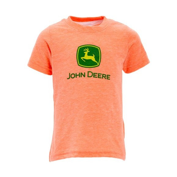 John Deere Youth Papaya Logo Tee - RDO Equipment